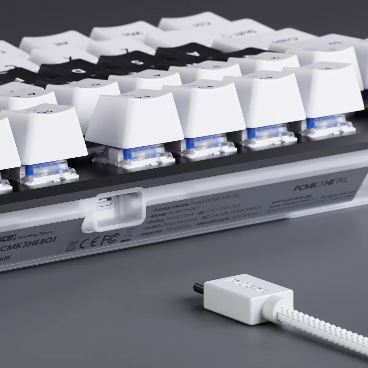 Pulsar Pulsar PCMK 3 HE TKL JIS White PCMK 3 - 製品詳細 | パソコン