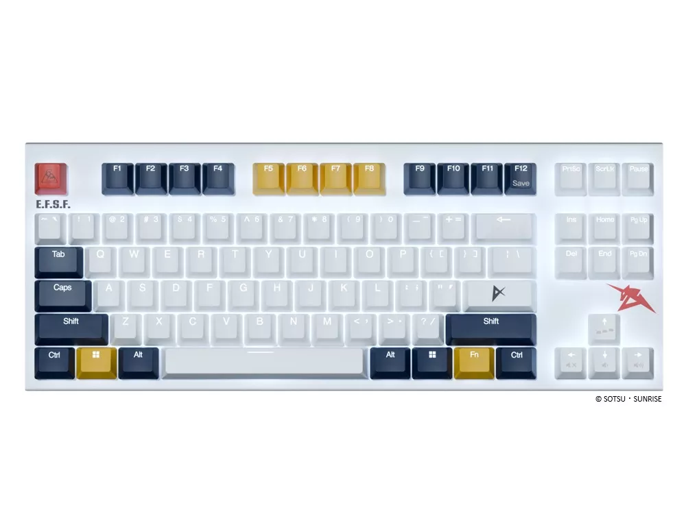 REALFORCE × ガンダムシリーズコラボ、スペシャルモデルの『GX1 Plus