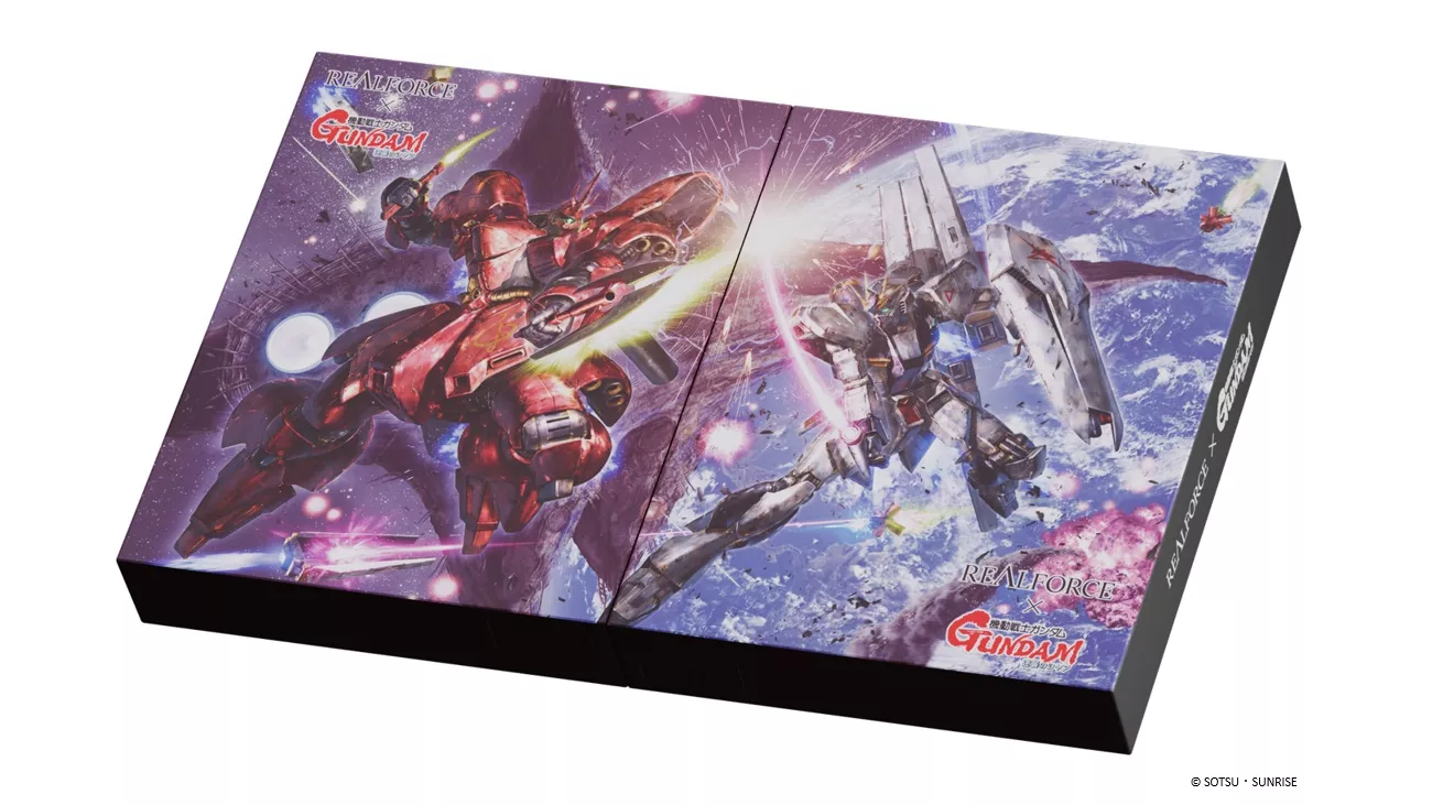 東プレ Realforce × 機動戦士ガンダム 逆襲のシャア GX1 Plus Keyboard