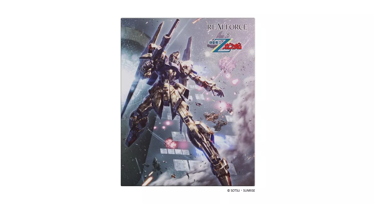東プレ Realforce × 機動戦士Zガンダム GX1 Plus Keyboard 百式 モデル