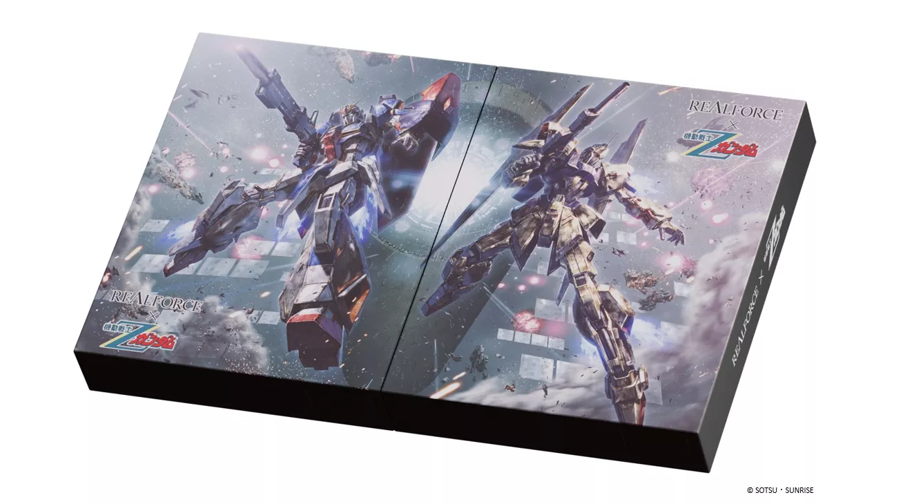 東プレ Realforce × 機動戦士Zガンダム GX1 Plus Keyboard 百式 モデル