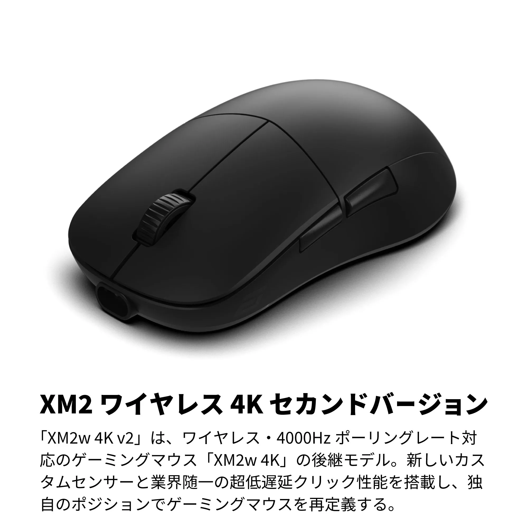 ENDGAME GEAR XM2w 4K V2 Gaming Mouse BLACK XM2w 4K - 製品詳細