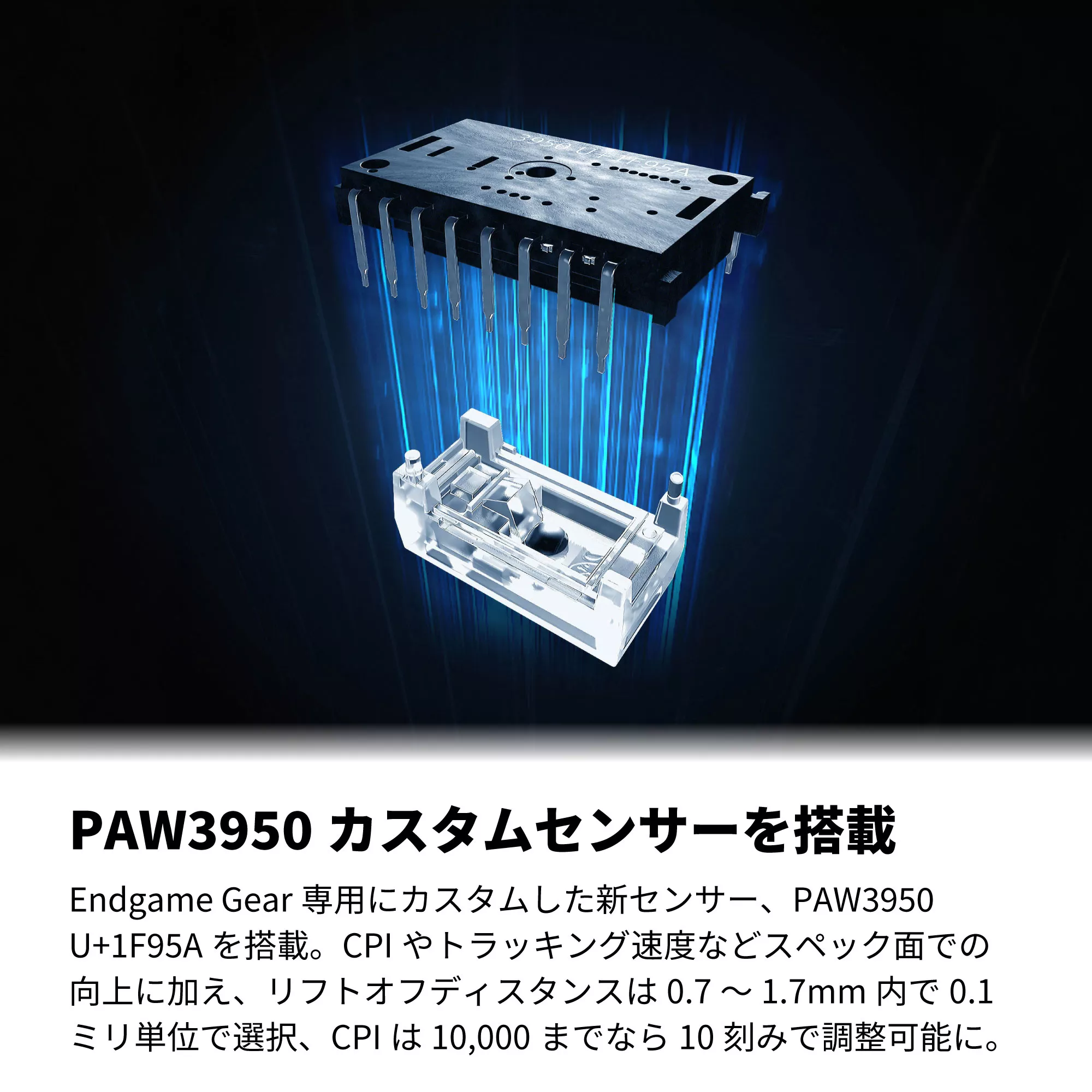 マウス・トラックボール Endgame Gear OP1W 4K dark frost ENDGAME-GEAR OP1w 4k v2 Wireless Dark Frost - iPoncomp.com