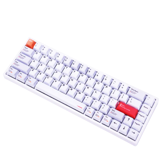 Everglide AE68 Pro White ラピッドトリガーキーボード AE68 Pro