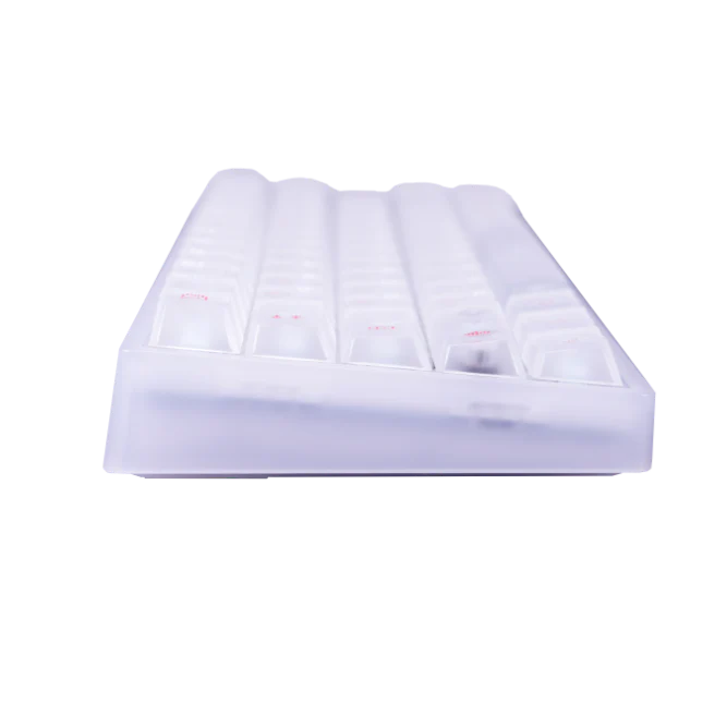 Everglide AE68 Pro White Transparent ラピッドトリガーキーボード