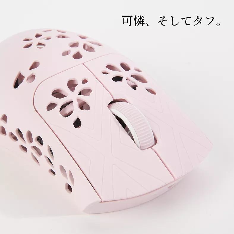 I-CHAIN JAPAN STORIA Gaming Carbon Mouse Shion Haze Pink Shion