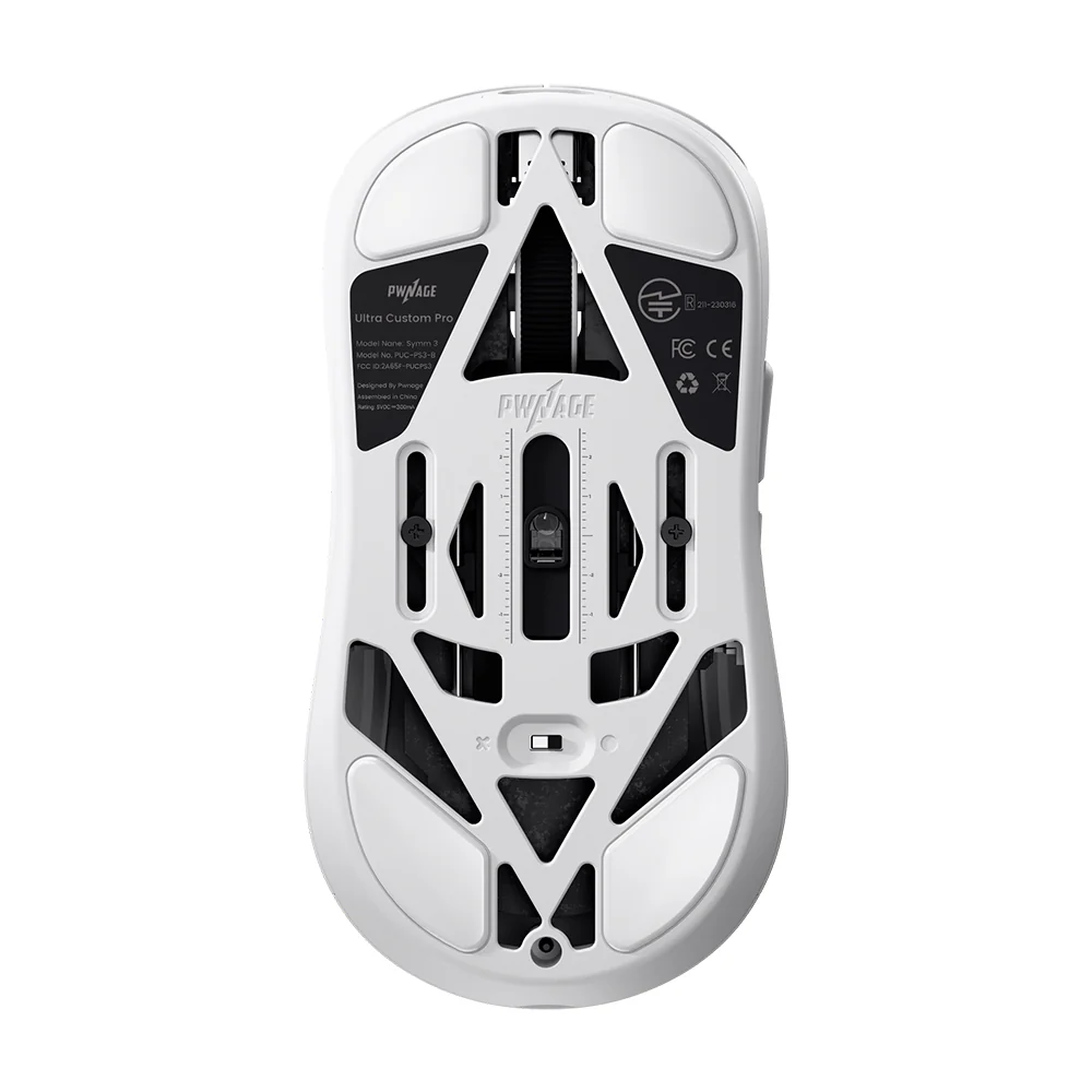 Pwnage Pwnage Ultra Custom Pro Symm 3 White Ultra Custom Pro Symm
