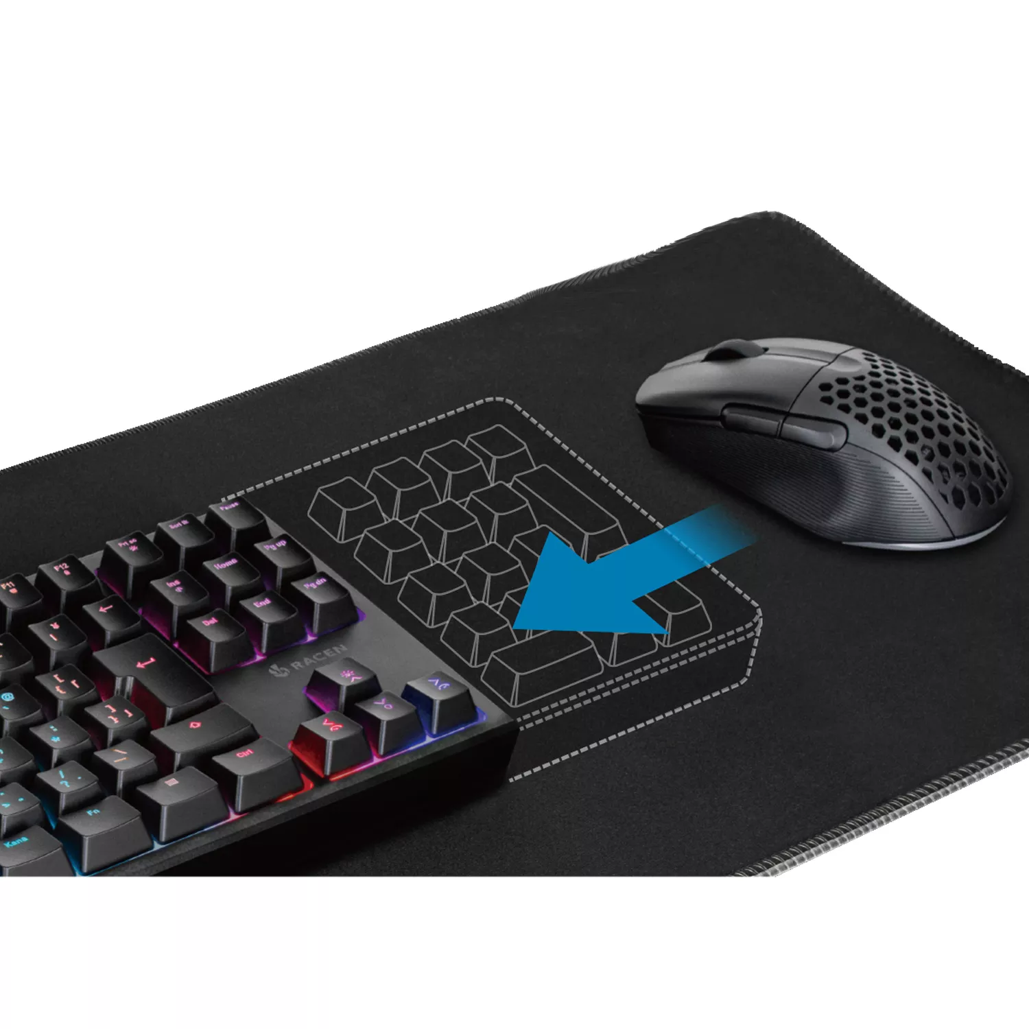CENTURY 磁気スイッチ式ゲーミングキーボード MagSwift ブラック