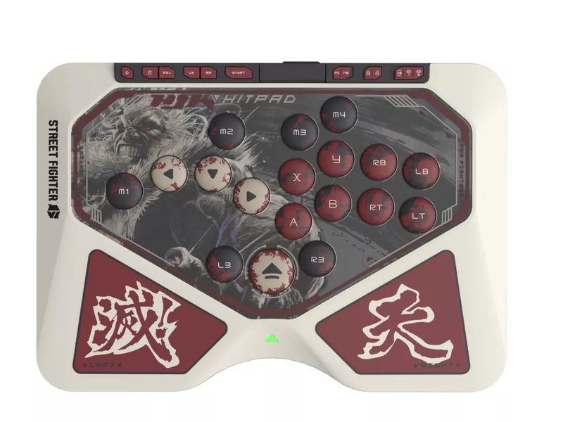 HJK GAMINGから「STREET FIGHTER 6」コラボ豪鬼デザインのレバーレス