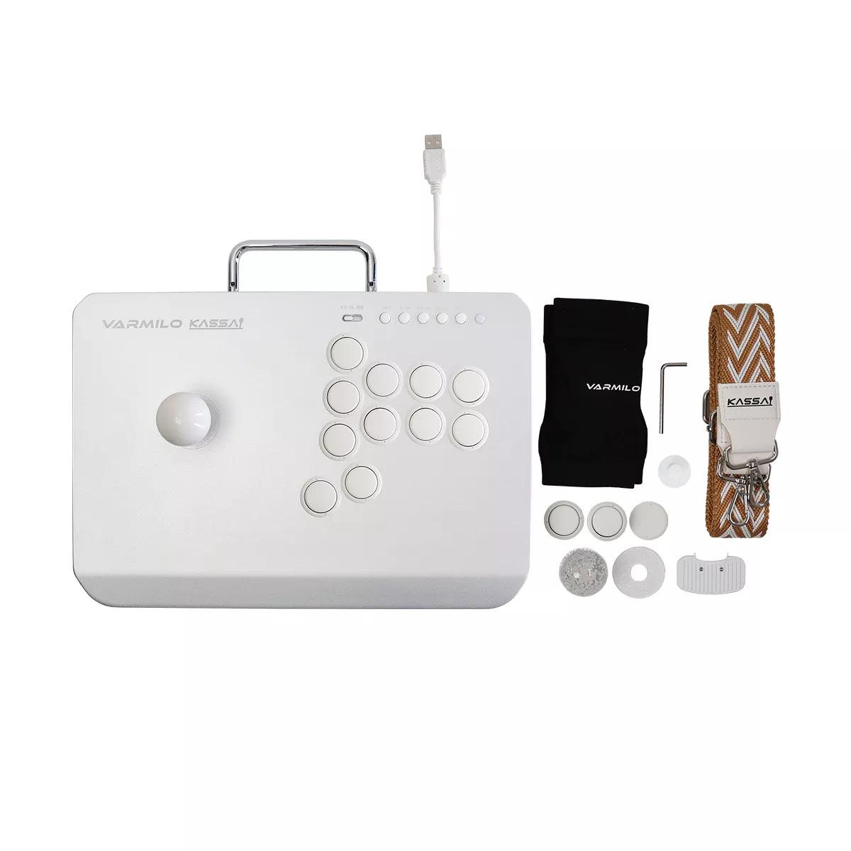 Varmilo VARMILO KASSAI Obsidian Silver Arcade Joystick Controller