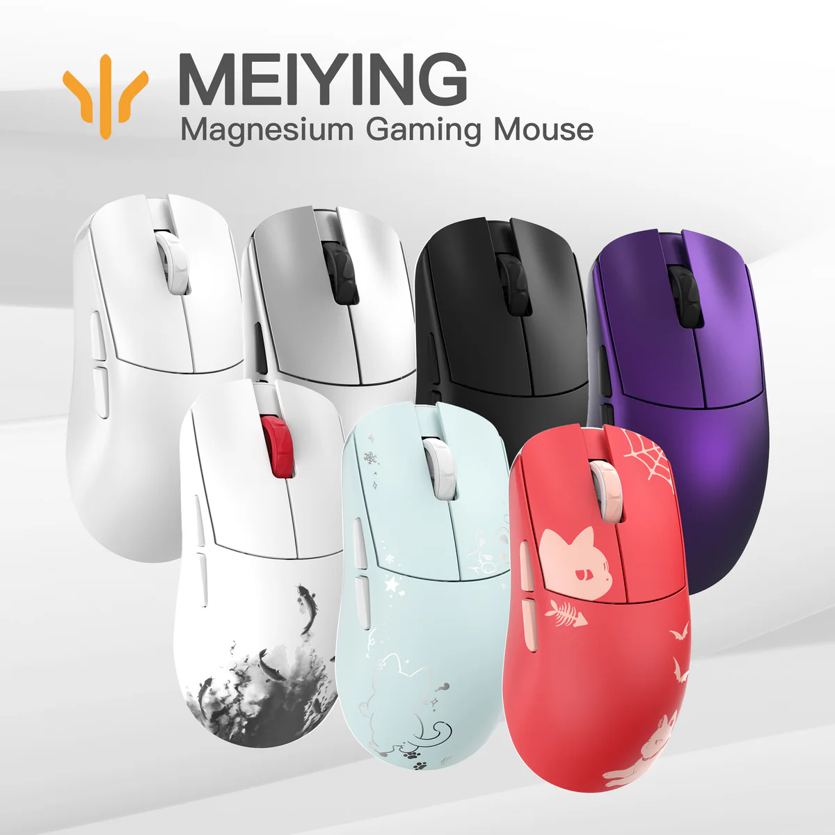 マウス・トラックボール WLMOUSE Ying Magnesium (meiying) Silver