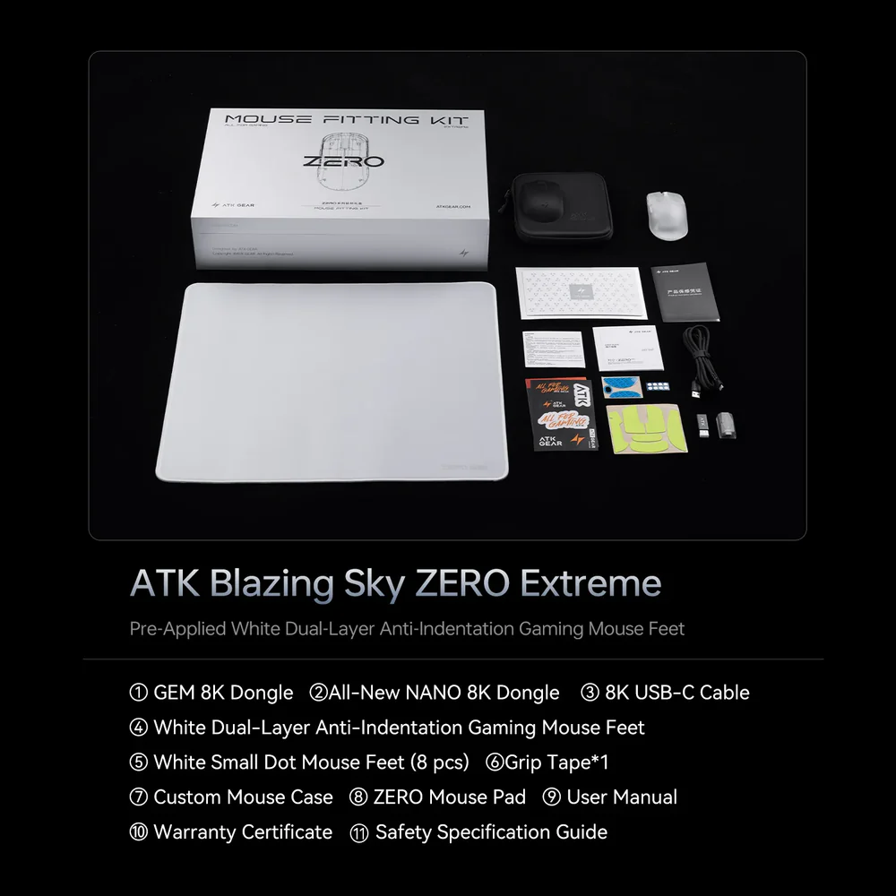 ATK(VXE) ATK Blazing Sky ZERO Extreme Frosted Black ATK ZERO