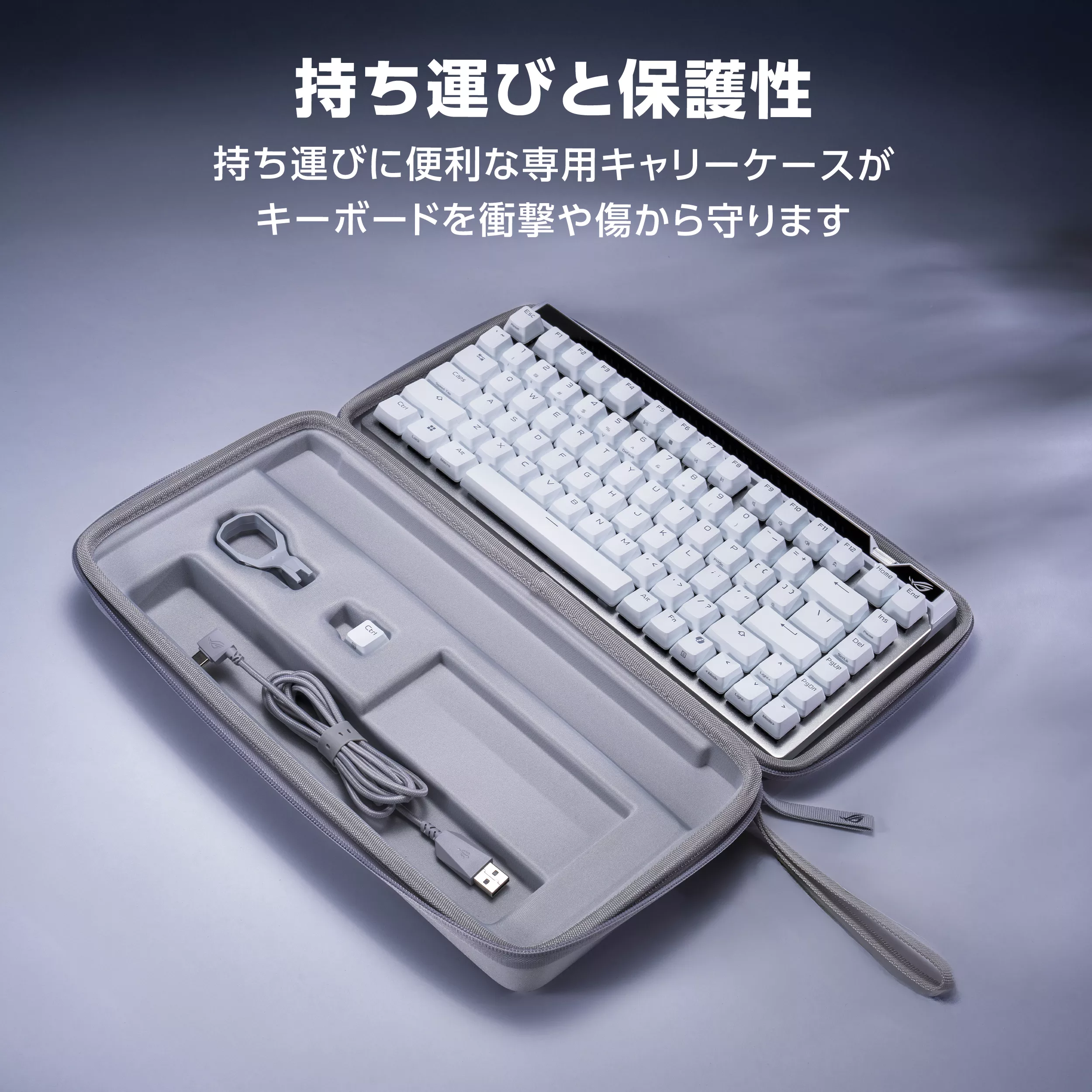 ASUS ROG Falchion Ace 75 HE Gaming Keyboard Black /HFX V2X磁気