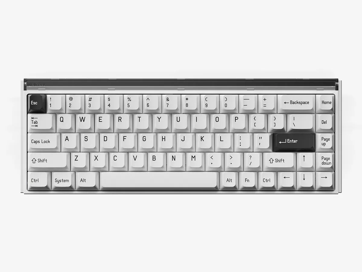 ‪✿メルページ‪✿ MelGeek MADE68 Ultra V2 Classic White(TTC FKOM White Switch