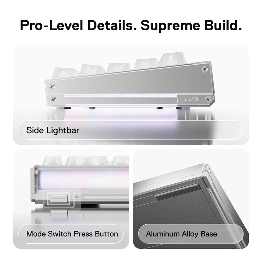 MelGeek MADE68 Ultra V2 Classic White(TTC FKOM White Switch