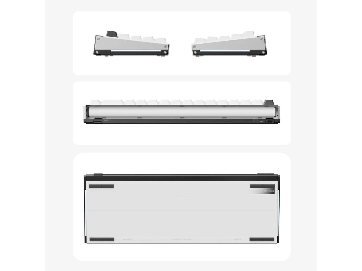 MelGeek MADE68 Ultra V2 Classic White(TTC FKOM White Switch