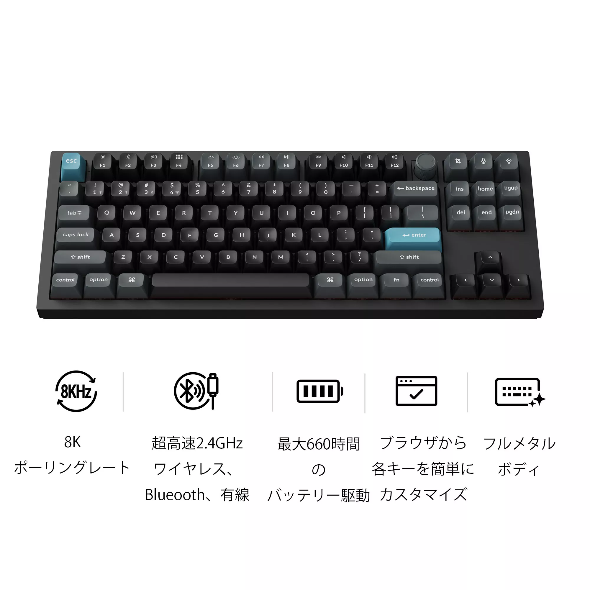 Keychron Keychron Q3 Ultra 8K ワイヤレスカスタムメカニカル