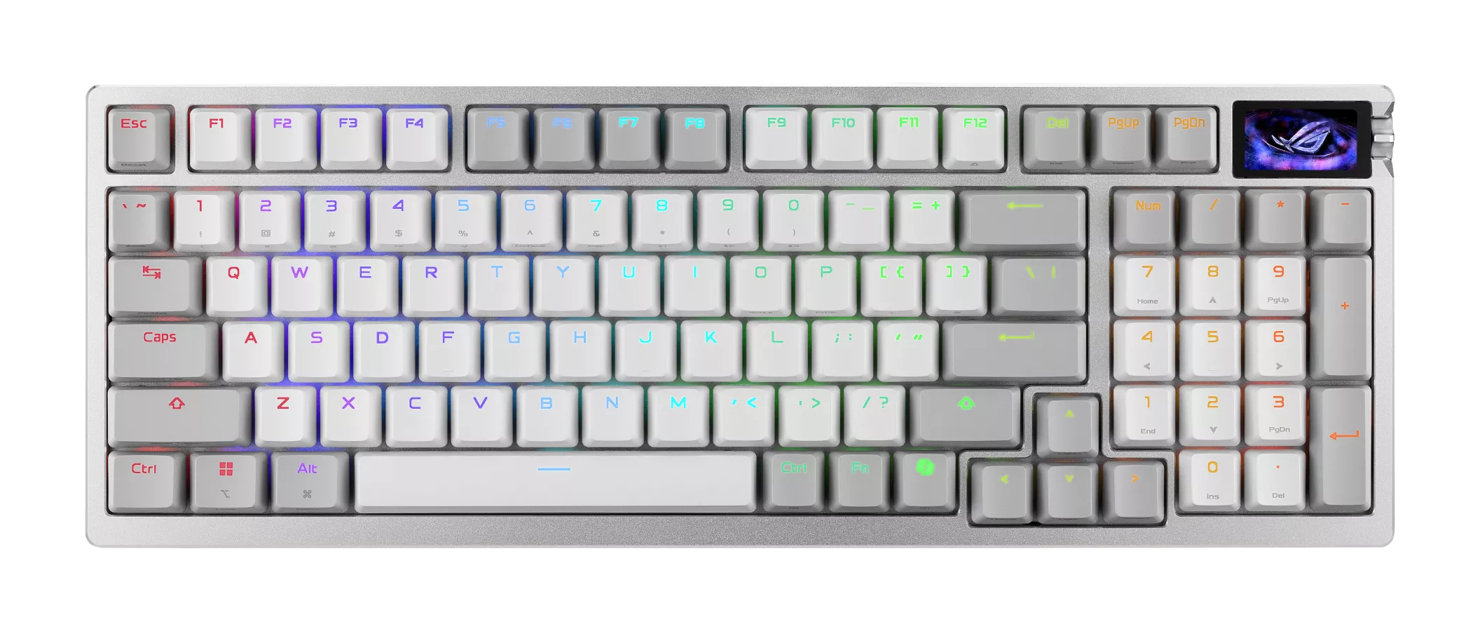 ASUS ROG Azoth 96 HE Lite Gaming Keyboard White - 製品詳細