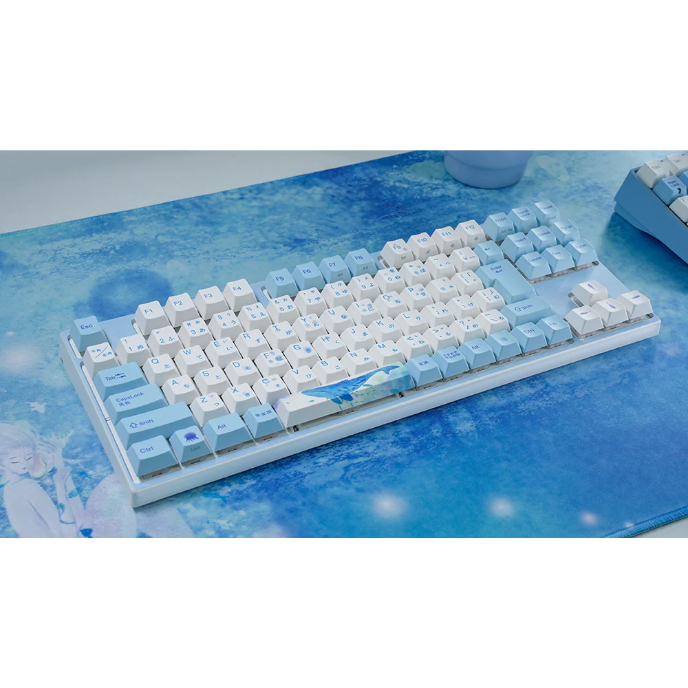 Varmilo RK3 青いデザイン ハードケース付き Varmilo Varmilo 92 Sea Melody 海の音色 JIS Keyboard V3 - Varmilo