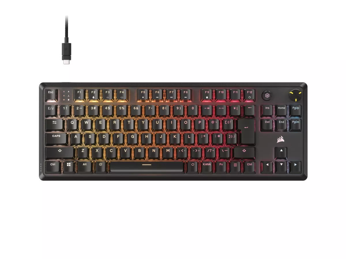 Corsair K70 CORE TKL RGB メカニカルゲーミングキーボード (JP