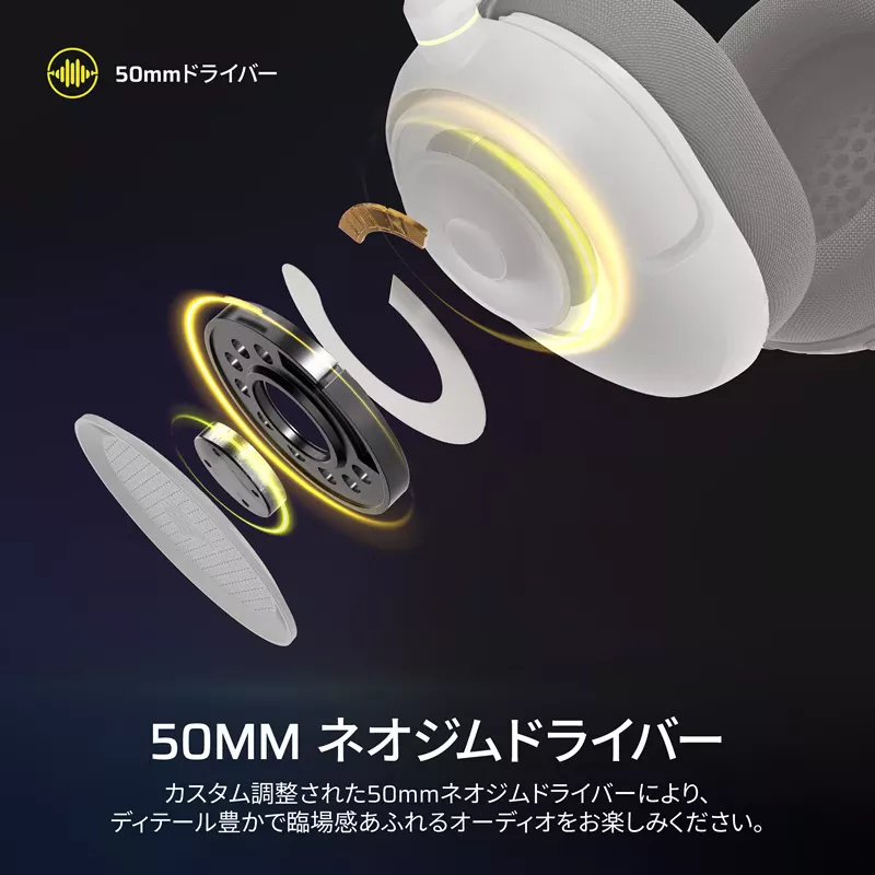 Corsair HS35 v3 Wirelessゲーミングヘッドセット - カーボン HS35