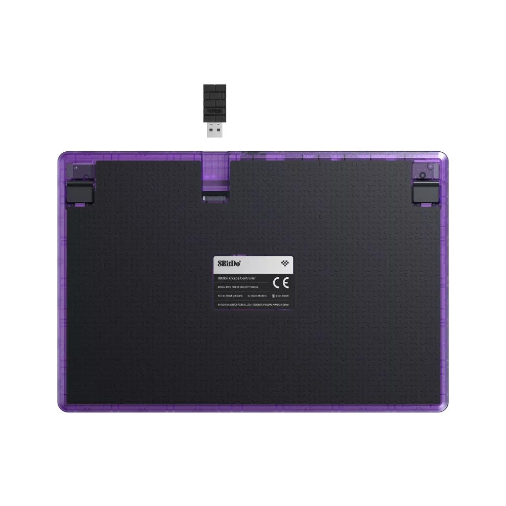 8BitDo 8BitDo Arcade Controller - Transparent Purple Signature