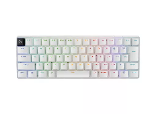 PRO X 60 LIGHTSPEEDワイヤレスゲーミングキーボード ホワイト 日本語 タクタイルの商品メイン画像