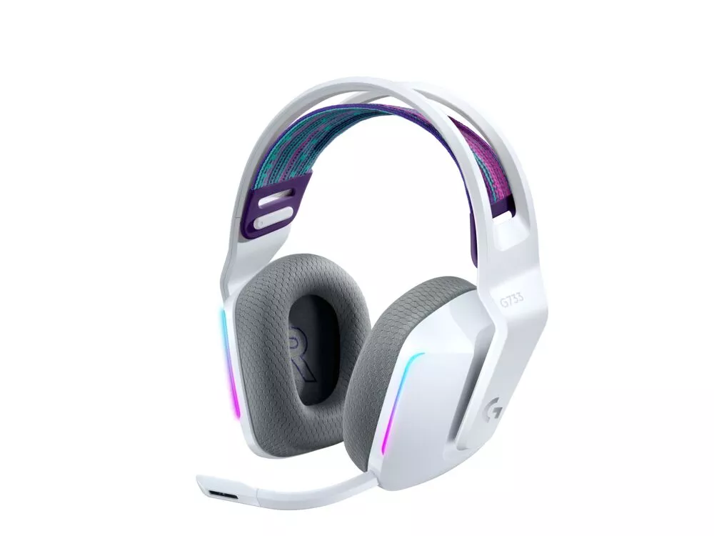 Logicool G733 ゲーミンクヘッドセット ホワイトRGB マイク付き Logicool Logicool G733 LIGHTSPEED Wireless RGB Gaming Headset