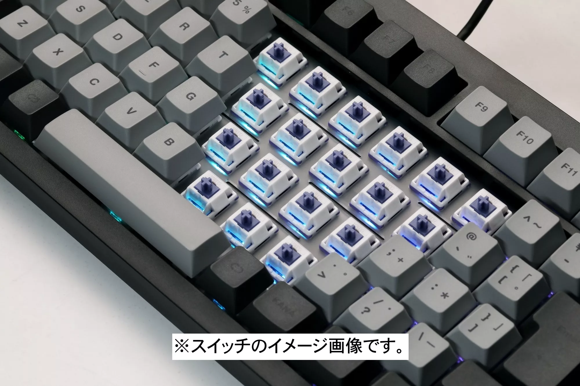 VM87-Jメカニカル日本語キーボード VERY PERI LINEARスイッチ VARO