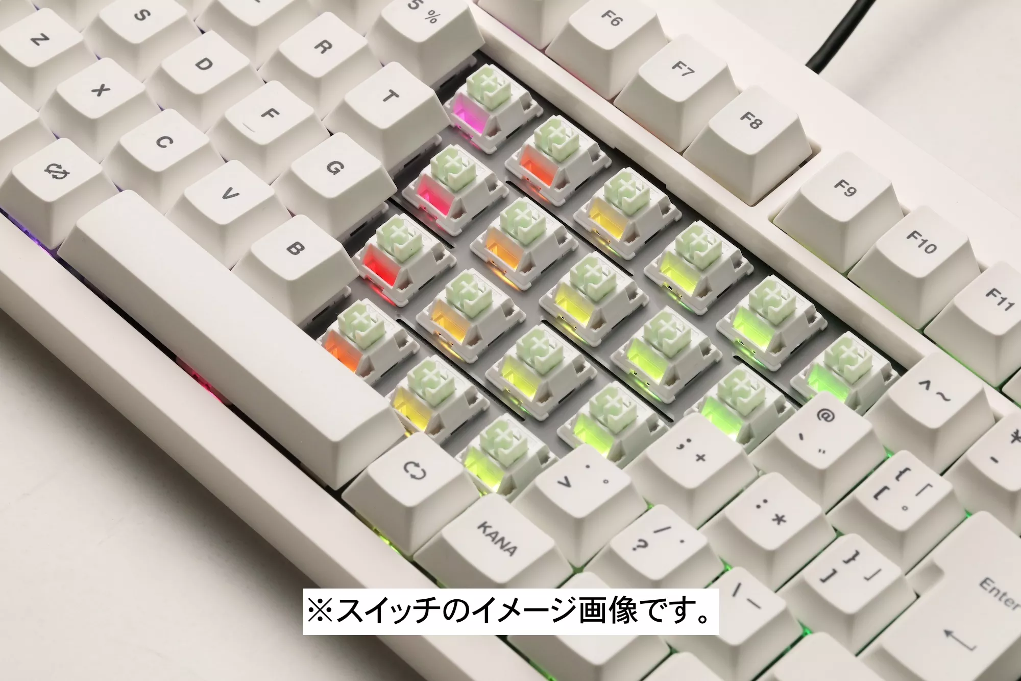 VARO VARO メカニカルキーボード (有線・無線・Bluetooth対応)/SILENT