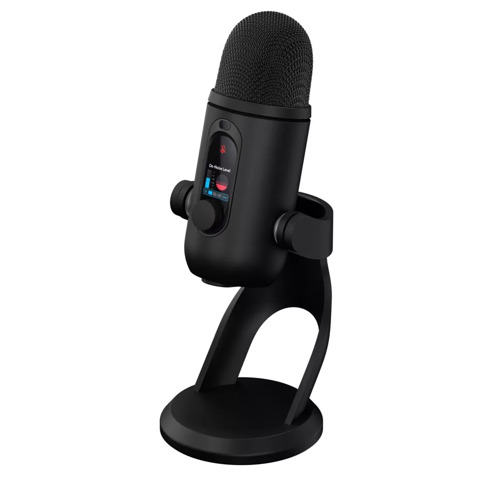 Logicool YETI 2 ブラック YETI Blue VO!CE 搭載のマルチパターン USB