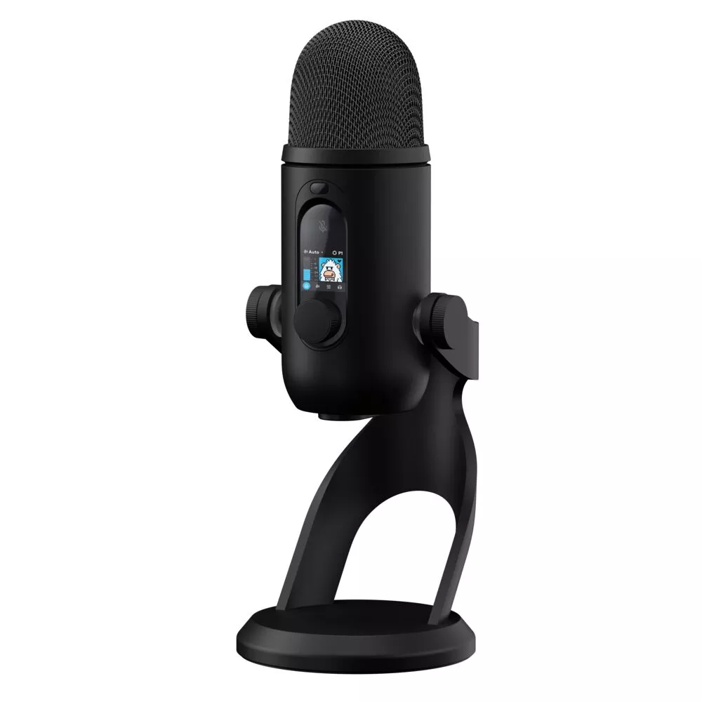 Logicool YETI 2 ブラック YETI Blue VO!CE 搭載のマルチパターン USB