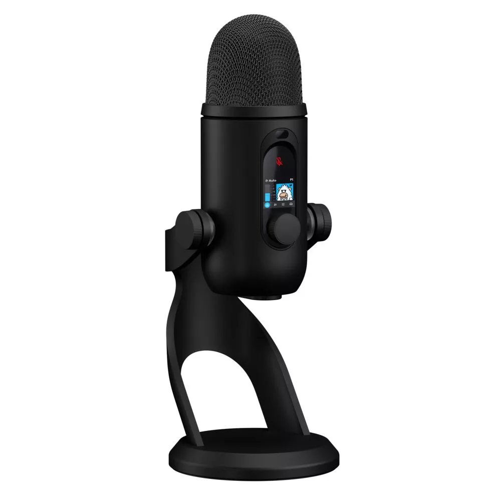 Logicool YETI 2 ブラック YETI Blue VO!CE 搭載のマルチパターン USB