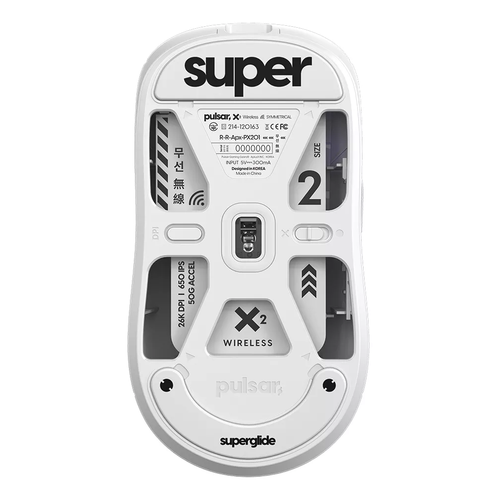 Pulsar Superglide 2 for X2 Wireless [White] Superglide - 製品詳細