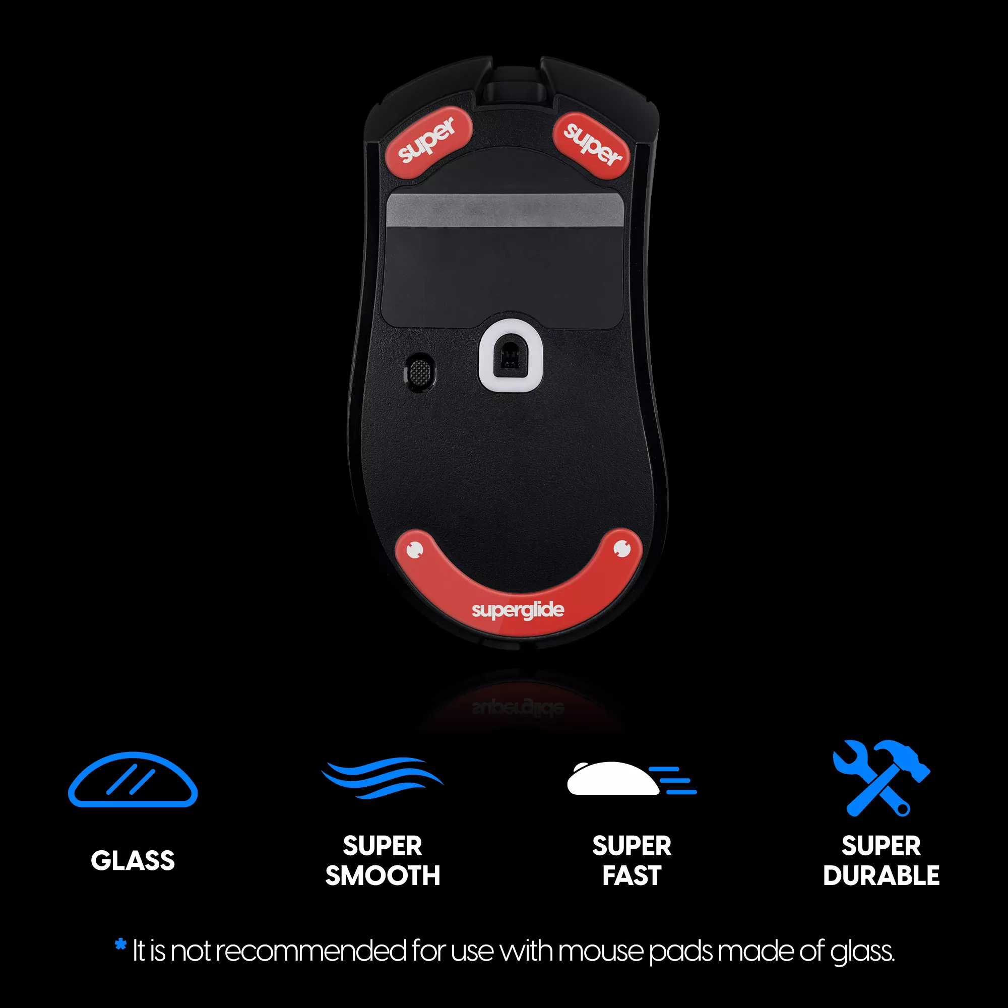 Pulsar Superglide 2 for Razer DeathAdder V3 Pro [RED