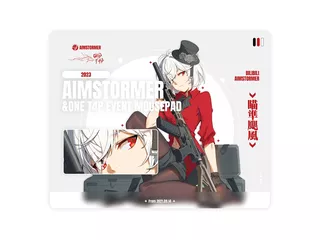 その他 Thunder Glass Mousepad AIMSTORMER OneT4p Dream Gamer Thunder Glass Mousepad AIMSTORMER OneT4p 50 x 40