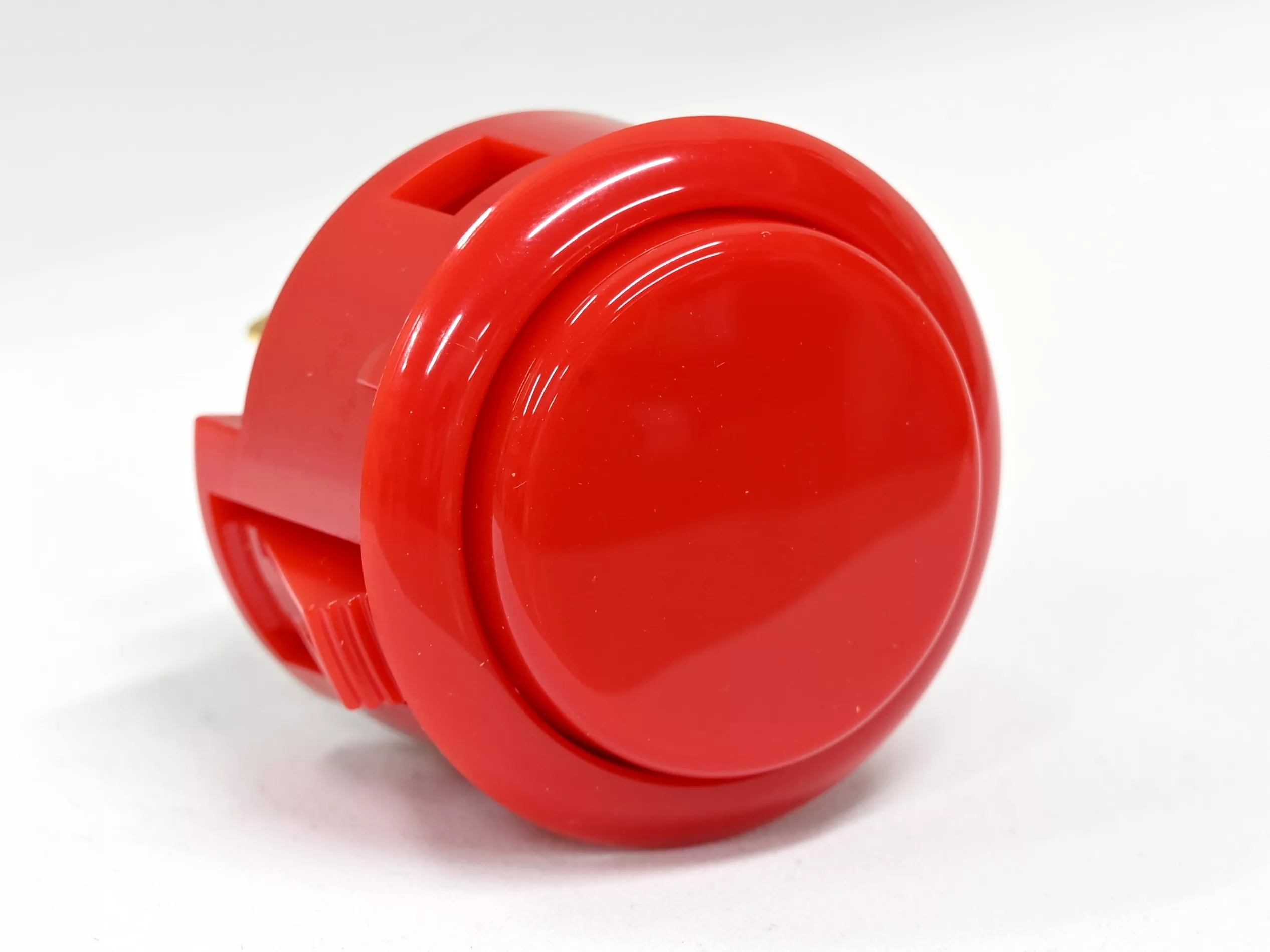 三和電子 【エラストマー静音】ハメ込み式押しボタン30φ 赤 - 製品詳細