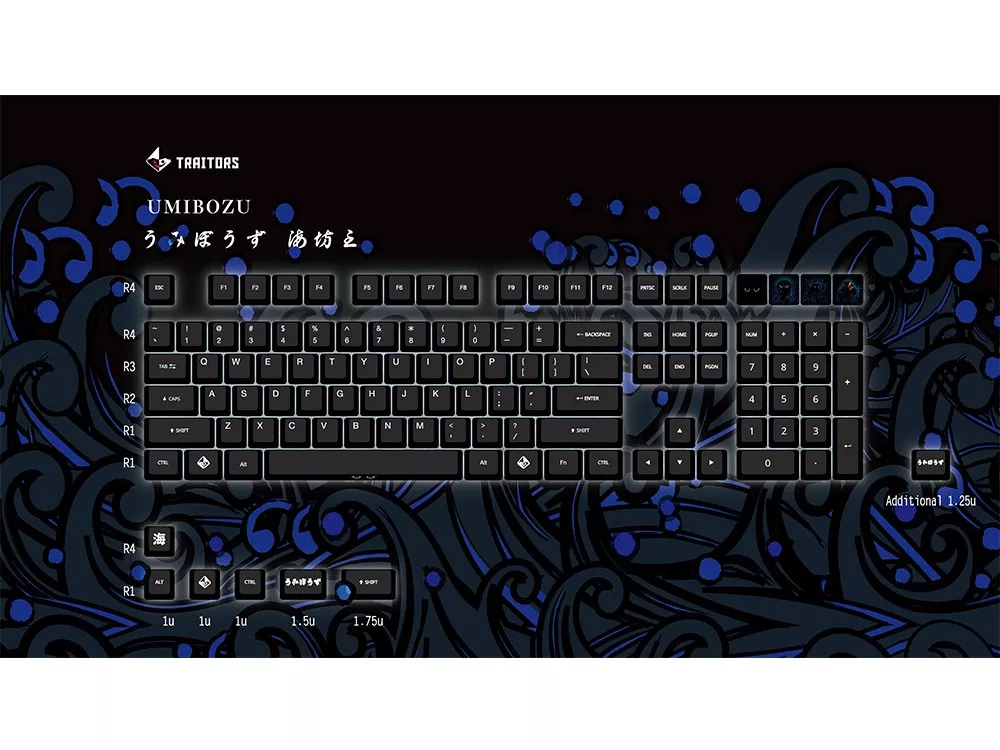 Traitors トレイターズ Umibozu PBT キーキャップ Traitors トレイターズ Umibozu PBT キーキャップ - メルカリ