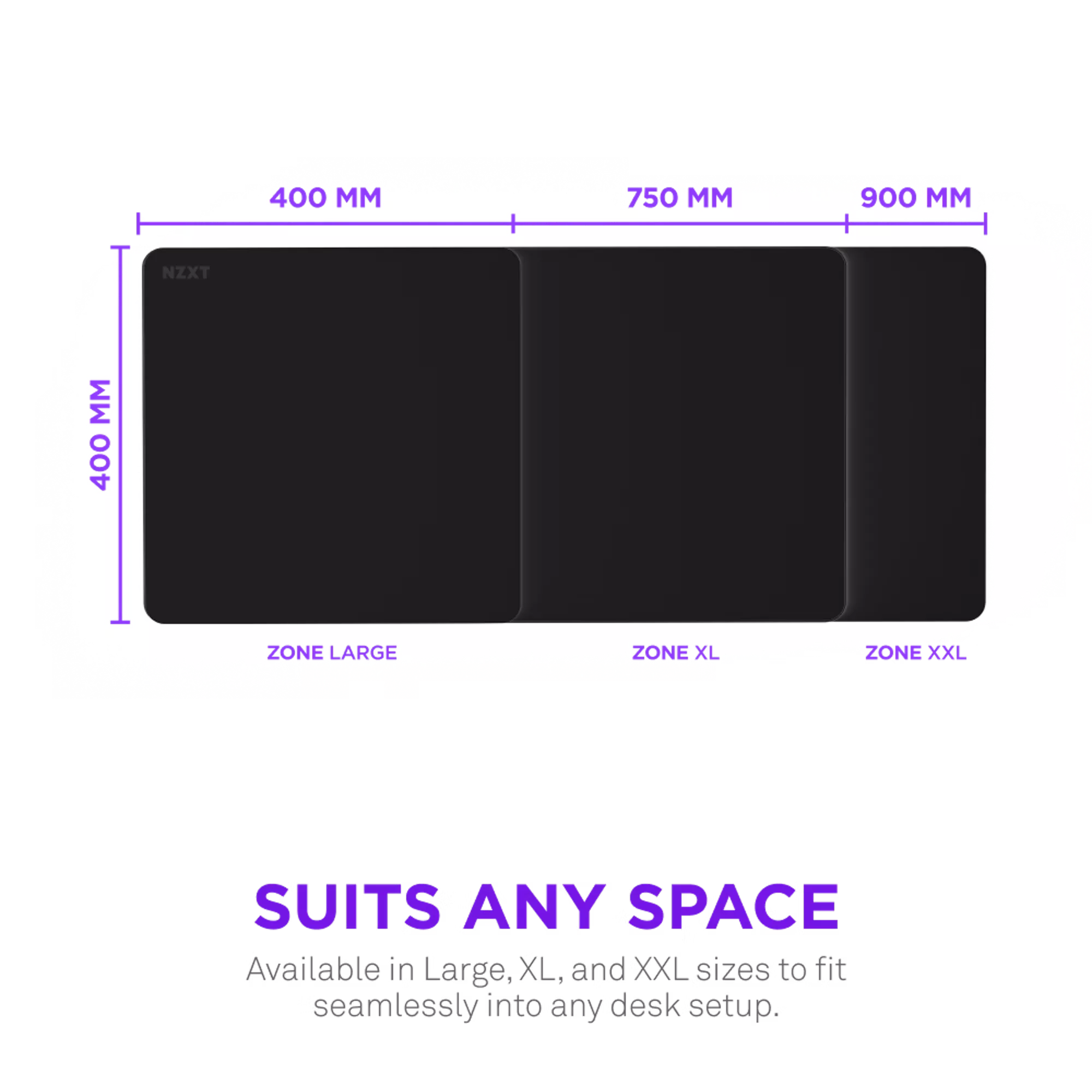 NZXT Zone LARGE Black Zone - 製品詳細 | パソコンSHOPアーク（ark）