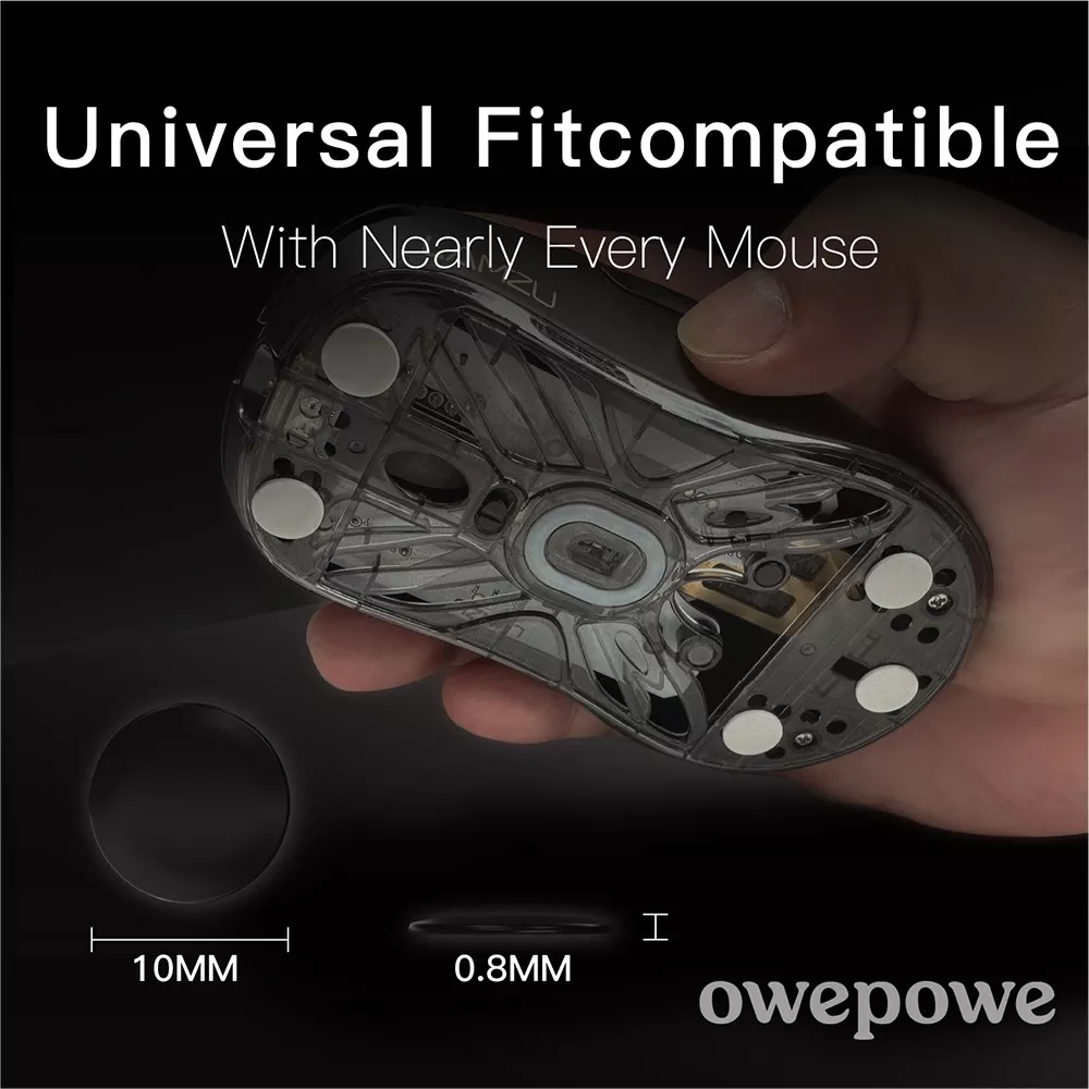 Owepowe Owepowe Eagle Mouse Skates Control Dots Black Large