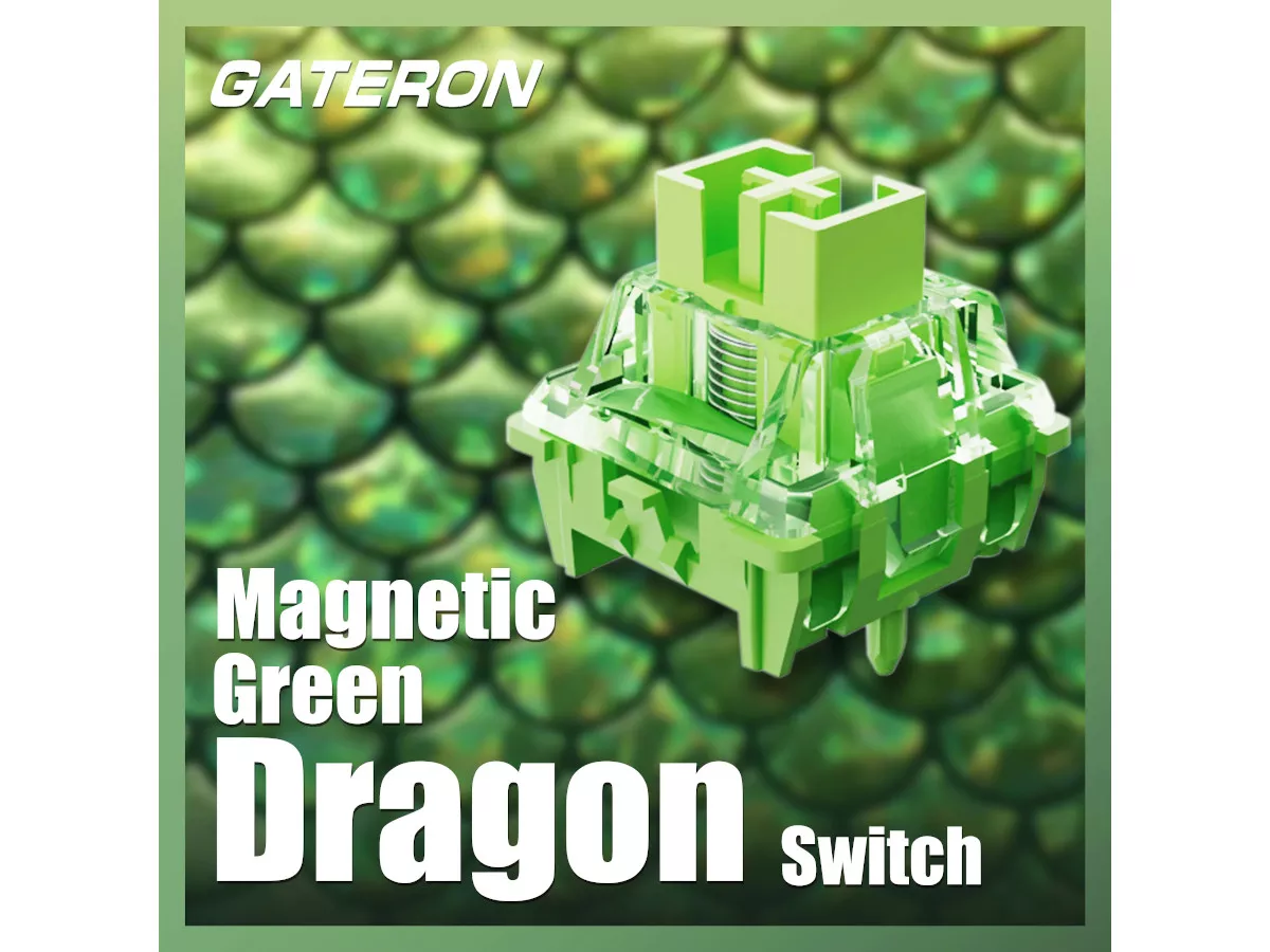 GATERON GATERON Magnetic Green Dragon Switch - 磁気式
