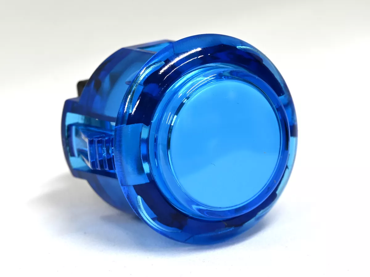 三和電子 ハメ込み式押しボタン24φ 【クリアカラー】 青 - 製品