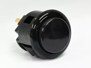 三和電子 【エラストマー静音】ハメ込み式押しボタン24φ 黒 - 製品詳細