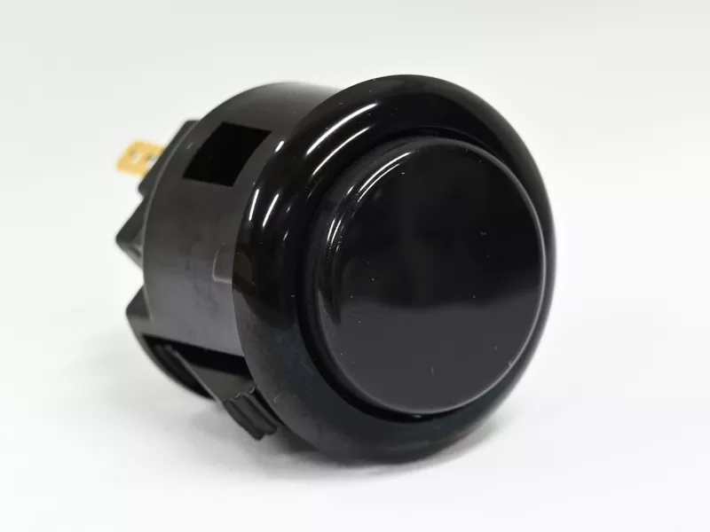 三和電子 【エラストマー静音】ハメ込み式押しボタン24φ 黒 - 製品詳細