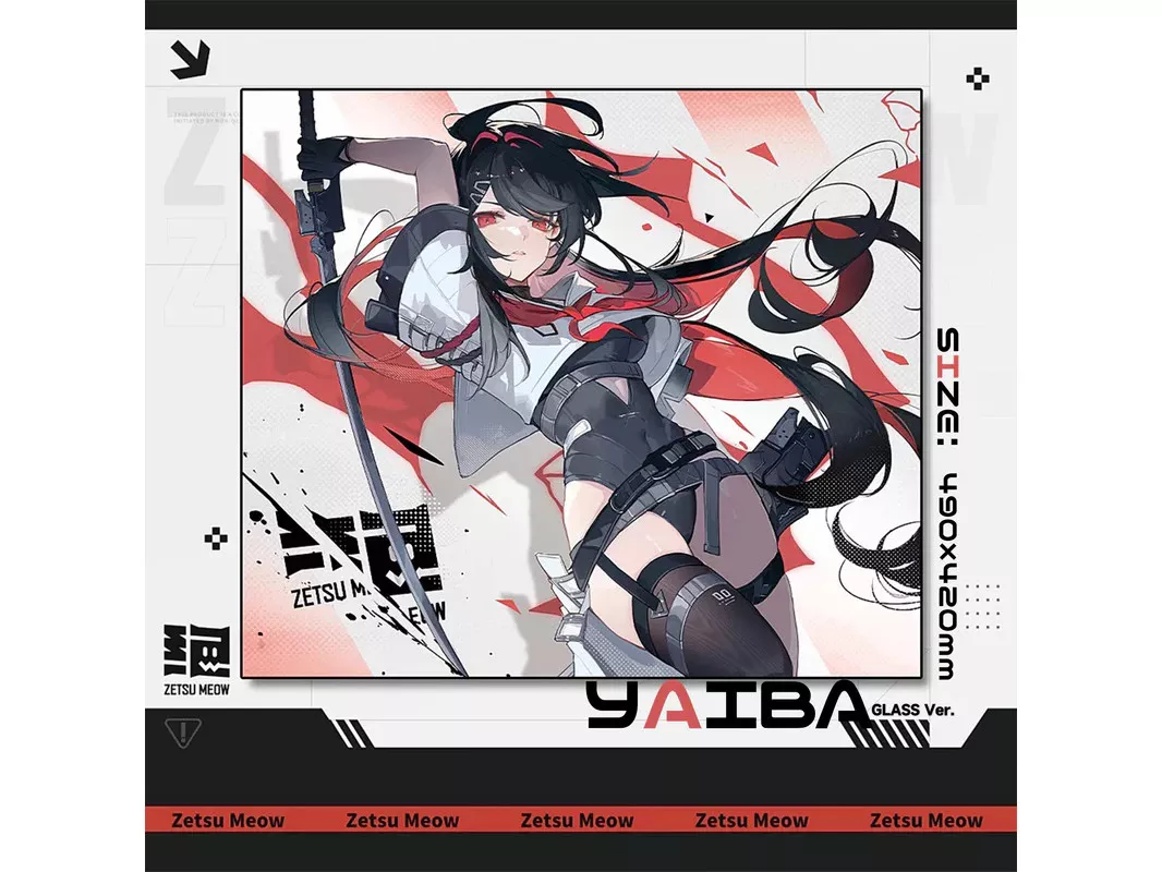 ZETSUMEOW ZETSUMEOW 刃-YAIBA-【ガラス製マウスパッド】 - 製品詳細