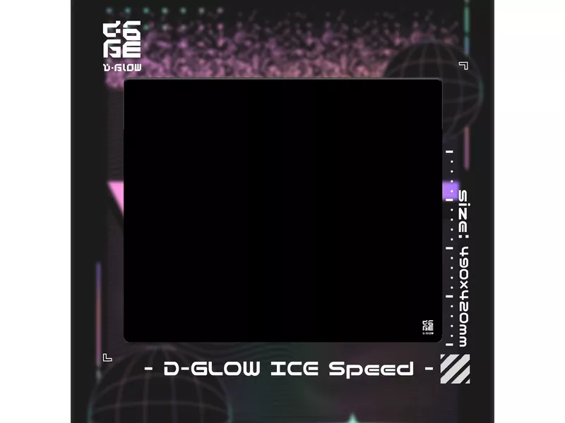 D-GLOWから、氷のような透明感が特徴的な厚さ2.5㎜の薄型ガラスパッド