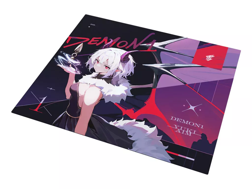 Yuki Aim Yuki Aim×Demon1 Glass Mousepad - 製品詳細 | パソコンSHOP