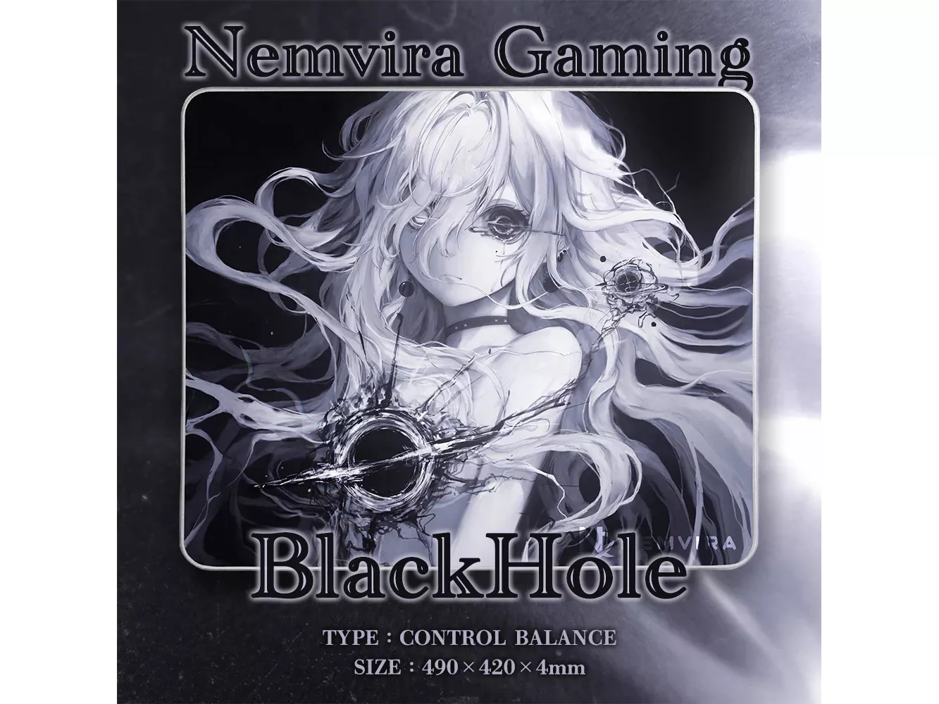 Nemvira Gaming Nemvira BlackHole ゲーミングマウスパッド - 製品詳細