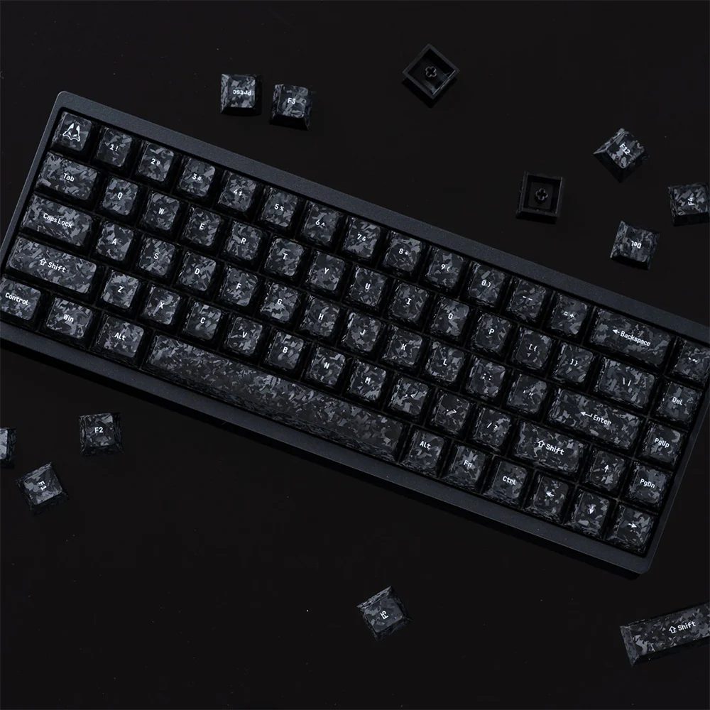 Arbiter Studio Carbon Fiber Textured Keycap Set - 156 Keys - 製品