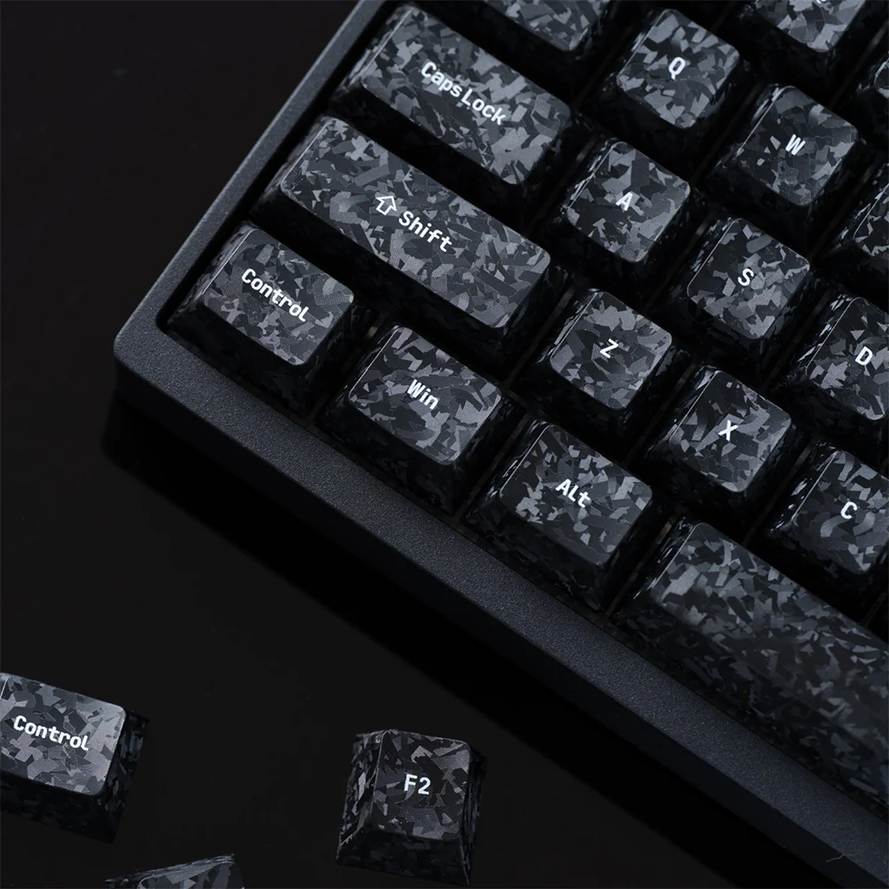 Arbiter Studio Carbon Fiber Textured Keycap Set - 156 Keys - 製品